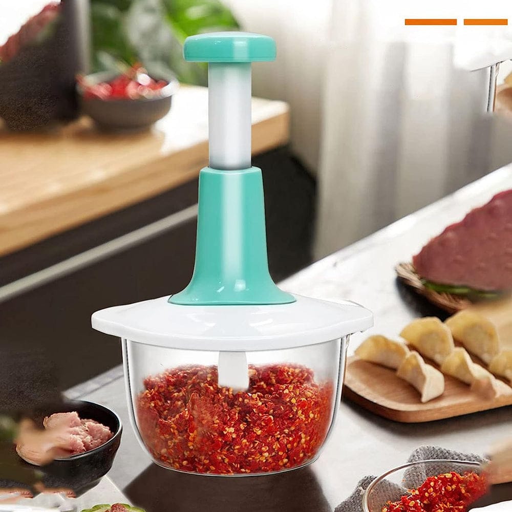 Manual Hand Push Chopper | Multi-functional Vegetable  Grinder