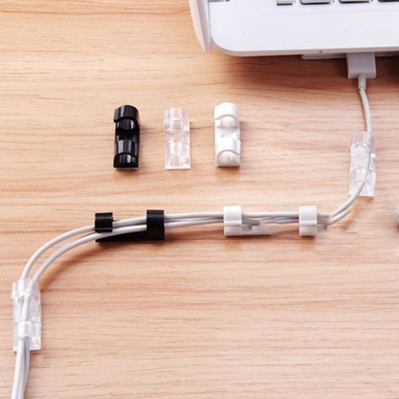 40 Pcs Smart Cable Organizer Desk