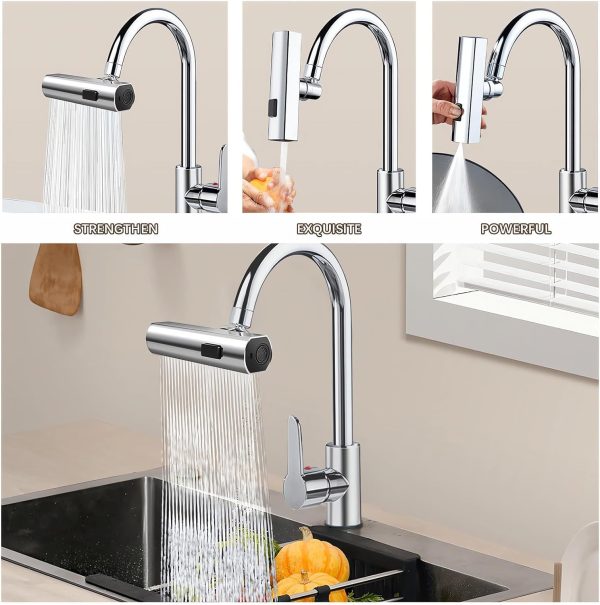 Multifunctional Kitchen Sink Waterfall Faucet