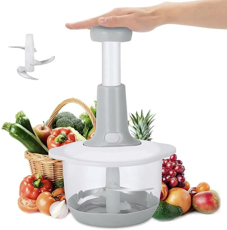 Manual Hand Push Chopper | Multi-functional Vegetable  Grinder